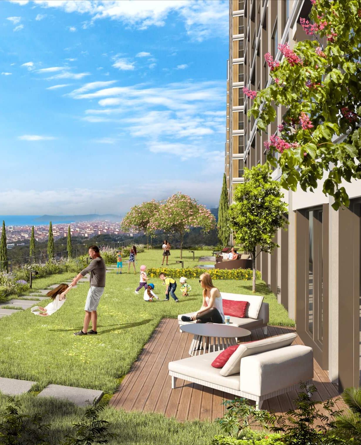 Adalar ve Orman Manzarası ile Maltepe'de Mutluluğa Açılan Bir Pencere: Yeşilmavi!